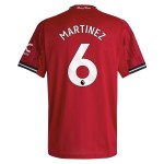 Günstige Fußballtrikots Manchester United Martinez 6 Heimtrikot 2025-26 Kurzarm